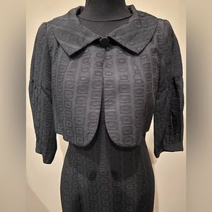 Donna Morgan  2 piece Black Dress with Bolero Jacket Sz10